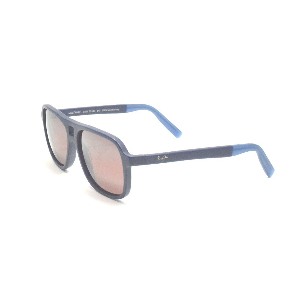 •	Maui Jim Little Maks Mj 771-03M Matte Blue / Maui Rose® Lenses